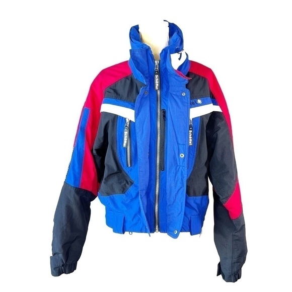 Schoffel Ski Jacket Gore-Tex Waterproof Size 6 Small 38 Red White Blue Black EUC - Picture 2 of 16